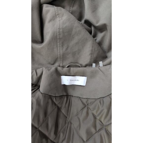 Tahari Women’s Hooded Utility Parka Jacket Medium Excellent Condition - Picture 5 of 6